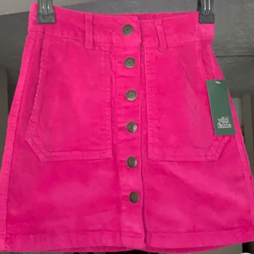 Corduroy skirt wild fable pink target